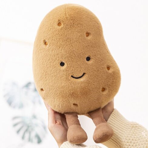 Bread Plush Toys, Snack Pillow,Soft Little Potato Doll/Croissant Plush Toy,Cute Food Plushie Stuffed Toy Throw Pillow for Fans Gift,Birthday Christmas (Little Potato) in Saudi Arabia