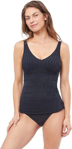 Profile by Gottex Women's Standard Notre Dame V-Neck D-Cup Tankini in Saudi Arabia