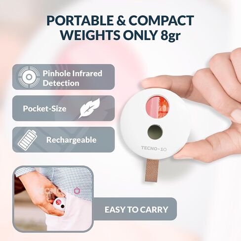 Hidden Camera Detectors SpyFinderX Spy Camera Detector for Hotel, Travel, Office, meeting rooms, Spy Camera Finder Locates Hidden Camera With Infrared Light, Portable Pocket Sized (White) in Saudi Arabia