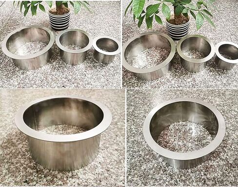 Drop-in Trash Chute - 304 Stainless Steel Round Built-in Countertop Waste Trash Chute Grommet, Brushed Finish in Saudi Arabia
