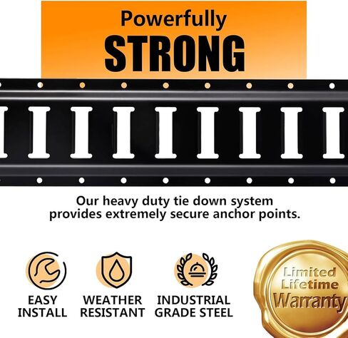 5ft E Track Rails 4 Pack Tie Down Etrack مع مسار إلكتروني من الفولاذ المطلي بالمسحوق للكراجات وورش العمل وملحقات المسار الإلكتروني in Kuwait
