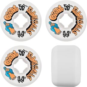 كرات مايك العملاقة للسرعة مقاس 56 ملم، عجلات لوح تزلج بيضاء 99a in Kuwait