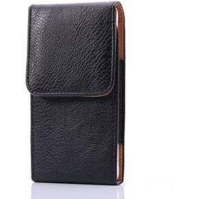 Vertical Leather Cell Phone Pouch with Belt Clip Holster for Samsung Galaxy S21 FE,Note20,Note20 Ultra,S23 Ultra,S22 Plus,S20 Ultra,Note10 Lite,A32 5G,A42 5G,A13 5G