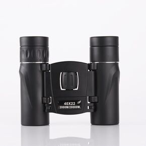 40x22 Zoom Binoculars with Phone Clip, Travel Folding Telescope, with High Definition Low-Light Night Vision, for Bird Watching, Cruise Ship, Concert, Theater Opera and Hunting