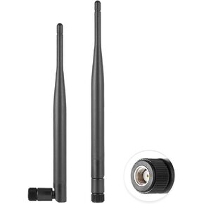 2PCS 4G LTE Antenna Cellular 5dBi RP-SMA Male Antenna Compatible with 4G LTE Wireless Cellular Hotspot Router Gateway Industrial IoT Router Modem