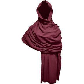 Shawl Scarf Vikings Cosplay Mens Medieval Neck Hooded Cape Women Retro Costume Cotton Renaissance Cloak for Party