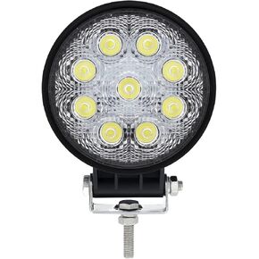 United Pacific 9 High Power LED 4-1/4" Square"Competition Series" Work Light - Flood,36618