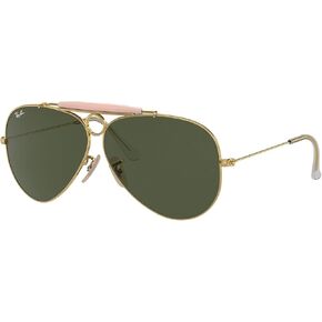 Ray-Ban Rb3138 Shooter, Gold Frame/Green G-15xlt Lens, 58 mm