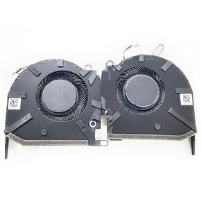 Fleshy Leaf CPU+GPU Cooling Fan Replacement for HP OMEN 16-K 16-N Pro TPN-Q280 0FPKK0000H DFS5K223052839 0FPKJ0000H DFS5L32G164865 N18090-001 N18091-001 DC5V