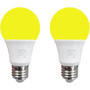 Dusk to Dawn Light Bulbs Auto On/Off 40 Watt Equivalent Smart Light Sensor LED Bulb Security Bulb Outdoor Night Light Bulb Garage Porch 5W 500lm E26 Soft White 2 Pack
