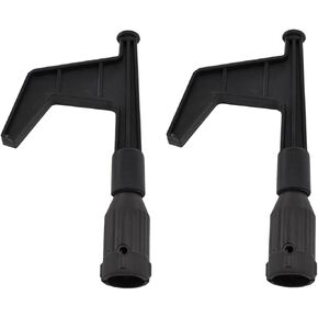 ISURE MARINE Boat Hook End Attachment Black Nylon Hook Replacement for Boating Accessories Extension Pole 2Pcs