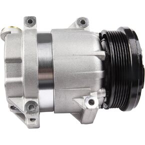 cciyu Air Conditioning Compressor for P-ontiac Wave5 Ch-evrolet Aveo5 1.6L 2005-2007 Replaces AC Compressor for Car