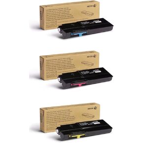 Xerox Cyan/Magenta/Yellow Extra High Capacity Toner Cartridge Set (106R03525, 106R03526, 106R03527) - 8000 Pages - for use in VersaLink C400/C405
