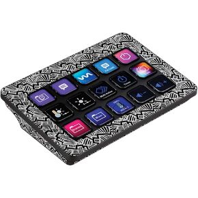 MightySkins Skin Compatible with Elgato Stream Deck MK.2 - Abstract Black | Protective, Durable, and Unique Vinyl Decal wrap Cover | Easy to Apply, Remove, and Change Styles | Made in The USA