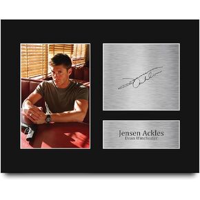 HWC Trading Jensen Ackles Supernatural Gifts Printed Signed Autograph Picture for TV Show Fans - US Letter Size