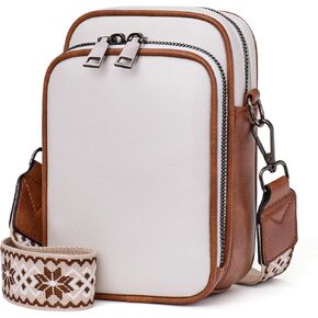 Small Crossbody Bags for Women Trendy,Vegan Leather Cell Phone Purse Crossbody Handbag Purse with Built in Wallet