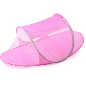 Baby Sleep Net Baby Cot Crib Nets Cover Folding Crib Netting Baby Bedding Portable Breathable Baby Bed Crib Netting Net for Children Supplies Travel Bed ()