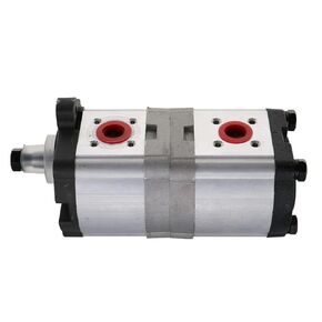 Hydraulic Steering Pump 052107T1 for Massey Ferguson 271X 271XE 281X 281XE 471 481 491 492, Silver