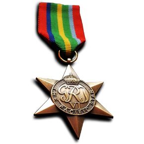 Pacific Star Military Medal Campaign WW2 New Rare Replica