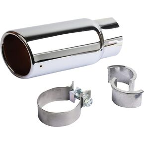 Exhaust Tips Compatible with Toyota Tacoma TRD Muffler Tip 2.75" Inlet 3.5" Outlet 8.6" Overall Length OE# PT93235162