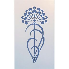 Art Nouveau 6 Stencil - International style decorative art architecture Jugendstil Stile Liberty Modern Style reusable Mylar painting template - The Artful Stencil
