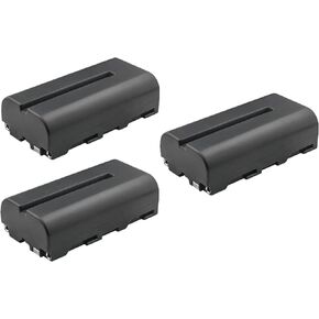 Kastar 1-Pack NP-F550 / NP-F570 Li-ion Battery 7.4V 2900mAh Replacement for Godox LED500Y Tungsten LED Video Light, LED500LRW 3300K-5600K LED Video Light, GM55 5.5" 4K Touchscreen On-Camera Monitor