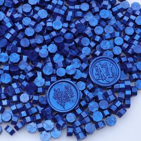 Black Wax Seal Beads 720pcs, Andotopee Premium Sealing Wax Beads for Wax Seal Stamp, Affordable Wax Seal Pellets 0.55lb Refill Pack for Wax Seal Kit, Wedding Invitation, Envelope Seal, Crafts