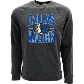 Blue 84 NBA Officially Licensed Tri-Blend Crewneck Sweatshirt Basketball Stars Team Color