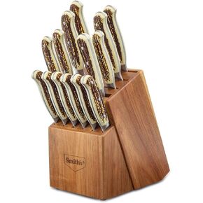 Smith's Cabin & Lodge Cutlery Block Set (14-Piece), One Size, Gray