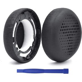 Y500 Ear Pads, Replacement Protein Leather Earpads Ear Pads Cushion Muffs Cover Repair Parts for AKG Y 500 Y-500 On-Ear Foldable Wireless Bluetooth Headphones Headsets (Black)