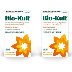 2 X PROTEXIN BIO-KULT ADVANCED PROBIOTIC FORMULA 120 TABLETS BIOKULT YEAST by Bio-Kult