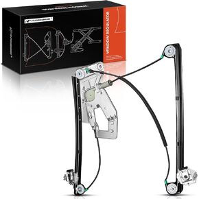 A-Premium Electric Power Window Regulator Replacement for BMW E39 525i 528i 530i 540i M5 1997-2003 without Motor Front Right Passenger Side