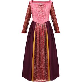 Girls Costume Dress Kids Witch Cosplay Halloween Outfit