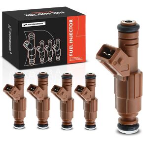 A-Premium Fuel Injectors Compatible with Volvo XC70 2003-2007 XC90 2003-2006 C70 S60 S70 V70 2.4L 2.5L, Gas, Set of 5, Replace# 0280155831