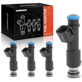 A-Premium Fuel Injectors Compatible with Chevrolet Cobalt 2005-2010 & Pontiac G5 2007-2010, Pursuit 2006, 2.2L 2.4L, Gas, Set of 4, Replace# 89017704, 1AMFI00101