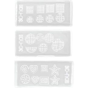 3 Pcs 3D Flower Nail Art Silicone Molds Mini Floral Plant UV Resin Molds Daisy Casting Molds DIY 5 Petal Crystal Nail Tools Handmade Craft Template Carving Molds Nail Décor Women Nail Supplies