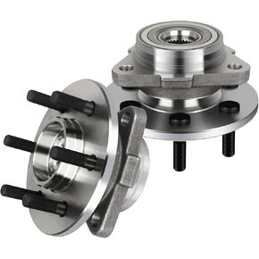 ECCPP Front Wheel Hub and Bearing Assembly 515007 fit Dodge Dakota Durango 97 98 99 00 01 02 03 04 4WD 6 lugs wheel hub no ABS 4x4 4WD 2 pcs