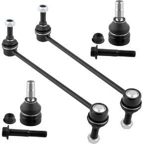 BOXI (Set of 4) Front Stabilizer Sway Bar End Links + Front Lower Ball Joints Kit Front Driver and Passenger Sides Fit for Ford Mustang 2005 2006 2007 2008 2009 2010 | Replace K500033 K80899