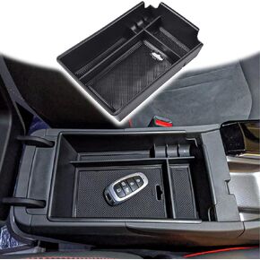 TACOBRO Center Console Organizer Compatible with Hyundai Sonata 2020 2021 2022 2023 Accessories, Sonata N-Line/Limited Insert Tray Secondary Storage Armrest Box ABS Black