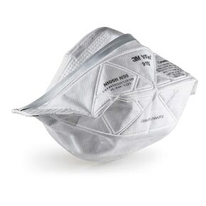 3M N95 Respirator, VFlex Particulate Respirator 9105, Disposable, Sweeping, Sanding, Grinding, Sawing, Bagging, Dust, 50/Box