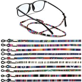 10 Pcs Glasses Strap, Sunglass Eyewear Straps, Colorful Sunglasses Eyeglass Holder Lanyard Cord, Premium Eyewear Chain Cord, Fashion Sunglass Lanyards for Women, Mothers, Girls