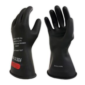 MAGID Insulating Electrical Gloves, Size 9, Class 0 | Cuff Length - 14", Lineman Gloves, Electrician Gloves, Voltage Gloves, M014B9
