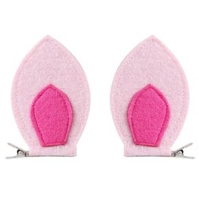 Pink Pig Ears Hair Clips Pig Halloween Costume Accessories Animal Cosplay Party Dress Up