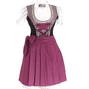 German Dress for Girls Bavarian Dirndl Oktoberfest Children Dress Carnival Halloween Size 2T,4T,6,8,10,12,14