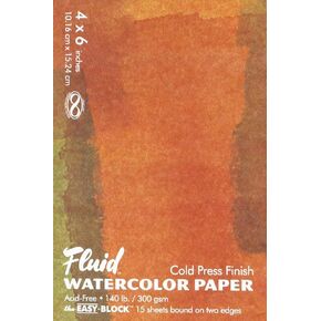 Fluid Watercolor Blocks 4 in. x 6 in. Block