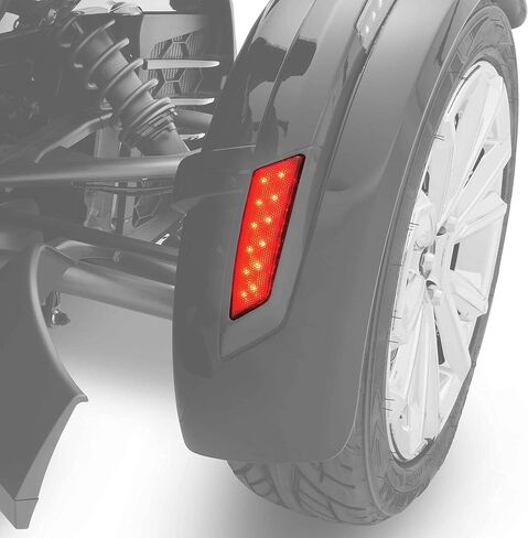 عرض Chrome 41-174B Can-Am Spyder RT F3 Front Fender Red LED in Saudi Arabia