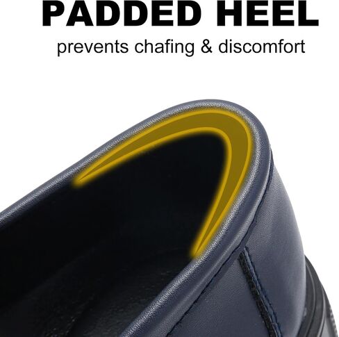 Maichal Platform Loafers for Women Slip On Chunky Heel Lug Sole Shoes Business Work Dressy Loafers with Chain in Saudi Arabia