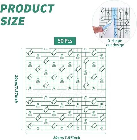 50 Pcs Tattoo Aftercare Waterproof Bandage, Clear Second Skin Tattoo Cover Up Tape Tattoo Wraps for Healing, Waterproof Transparent Film Dressing Adhesive Bandages for Swimming Tattoo (4 x 4 Inch) in Saudi Arabia