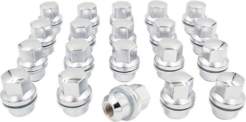 أجزاء ملحقات العجلات 20 قطعة M14x1.5 14x1.5 OEM نمط العروة المكسرات ANR3679G | 611-233 | 2.00 بوصة طويلة كروم 27 مم سداسية تناسب 1999 إلى 2002 لاند روفر ديسكفري | 1995 إلى 2002 لاند روفر رينجر روفر in Saudi Arabia