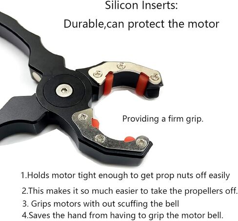 RC موتور قبضة كماشة المروحة مزيل الإفراج السريع أداة مفتاح الربط ل DJI فانتوم 3 13XX-23XX سلسلة المحركات in Kuwait